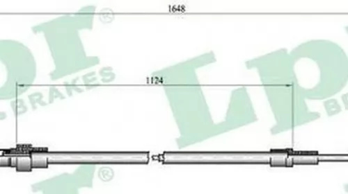 Cablu frana mana SEAT IBIZA III 6K1 LPR C0800B Pie