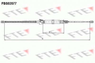 Cablu frana mana SEAT IBIZA IV 6L1 FTE FBS02077