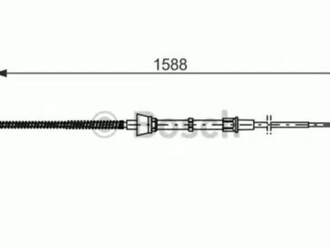 Cablu frana mana SEAT IBIZA V SPORTCOUPE 6J1 6P5 BOSCH 1987482266 PieseDeTop
