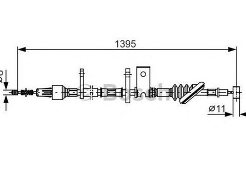 Cablu frana mana SUZUKI VITARA Cabrio ET TA BOSCH 1987482089