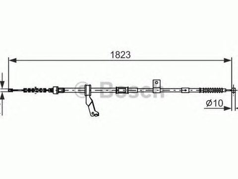 Cablu frana mana TOYOTA AVENSIS T25 BOSCH 1987482297