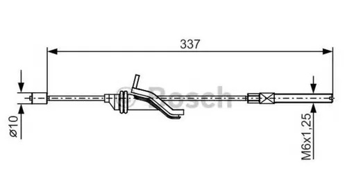 Cablu frana mana VOLVO S40 II MS BOSCH 1987482188 PieseDeTop