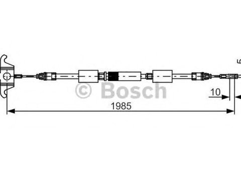 Cablu frana mana VOLVO XC90 I BOSCH 1987482128