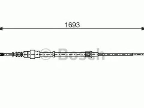 Cablu frana mana VW GOLF IV 1J1 BOSCH 1987477698 PieseDeTop