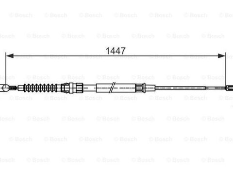 Cablu frana mana VW GOLF V 1K1 BOSCH 1987482445