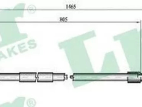 Cablu frana mana VW GOLF VI 5K1 LPR C0064B PieseDeTop