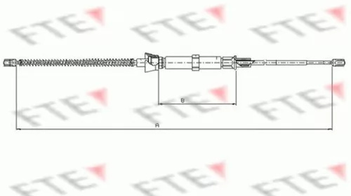 Cablu frana mana VW POLO 9N FTE FBS02077 PieseDeTop