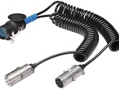 Cablu tip Y electric semiremorca de la 15-poli la 2x7-poli, lungime 3,5 m -NOU