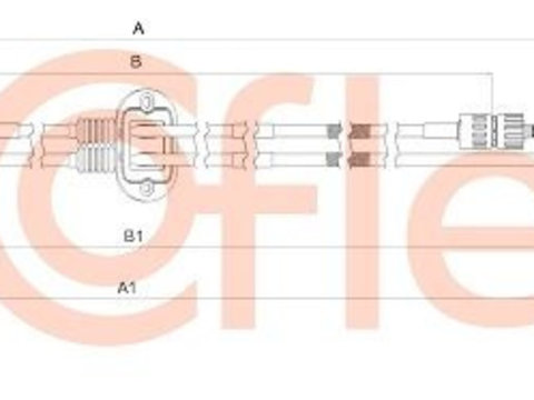 Cablu transmisie manuala 10 2462 COFLE pentru Ford Focus