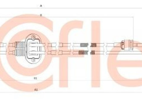 Cablu transmisie manuala 10 2464 COFLE pentru Ford Focus