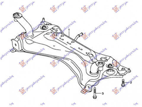 Cadru Motor - Suzuki Alto 2008 , 45810-M68k00