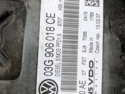 Calculator MOTOR ECU VW Passat 2.0 BKP 03G906018CE 03G 906 018 CE