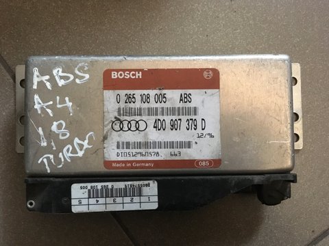 CALCULATOR ABS 0265108005 PENTRU AUDI A4 MOTOR 1.8 T 4d0907379d