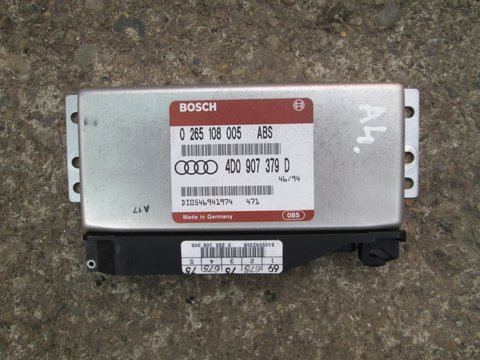 Calculator ABS 4D0907379D , 0265108005 Audi A4 B5 1.6 8v 1996