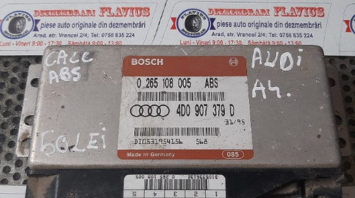 Calculator ABS Audi A4 A6 cod 0 265 108 