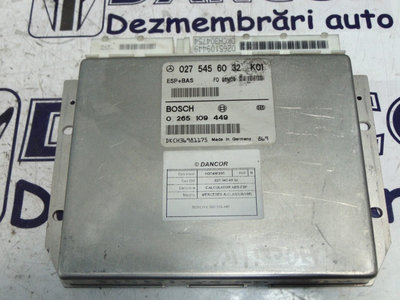 CALCULATOR ABS/ESP MERCEDES A-CLASS(W168) / BOSCH 