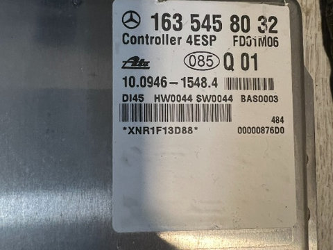 Calculator ABS ESP Mercedes-Benz ML W163,2.7 CDI,An1997-2005 COD 1635458032