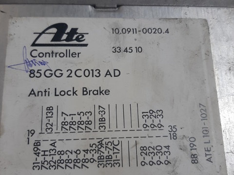 Calculator ABS Ford Scorpion cod 85Gg 2C013 AD