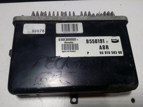 Calculator ABS Peugeot S101300001 B550191 9601650380 BENDIX