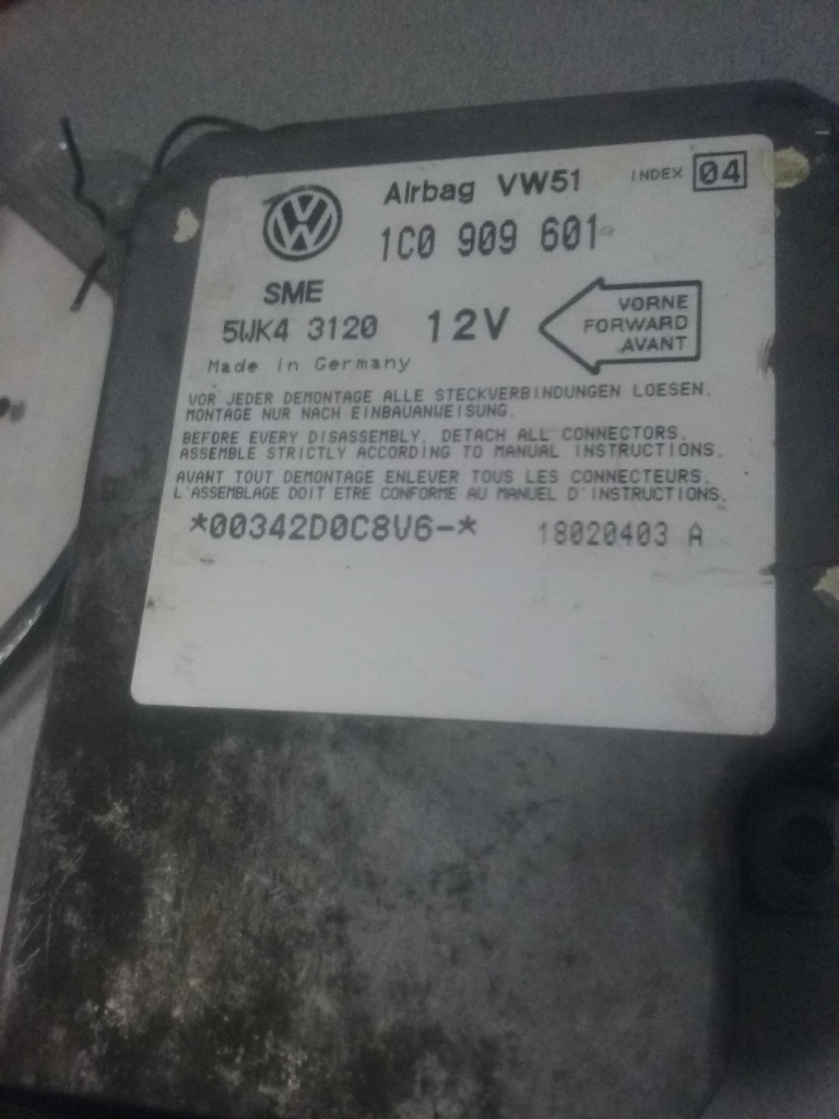 Calculator airbag 1C0909601