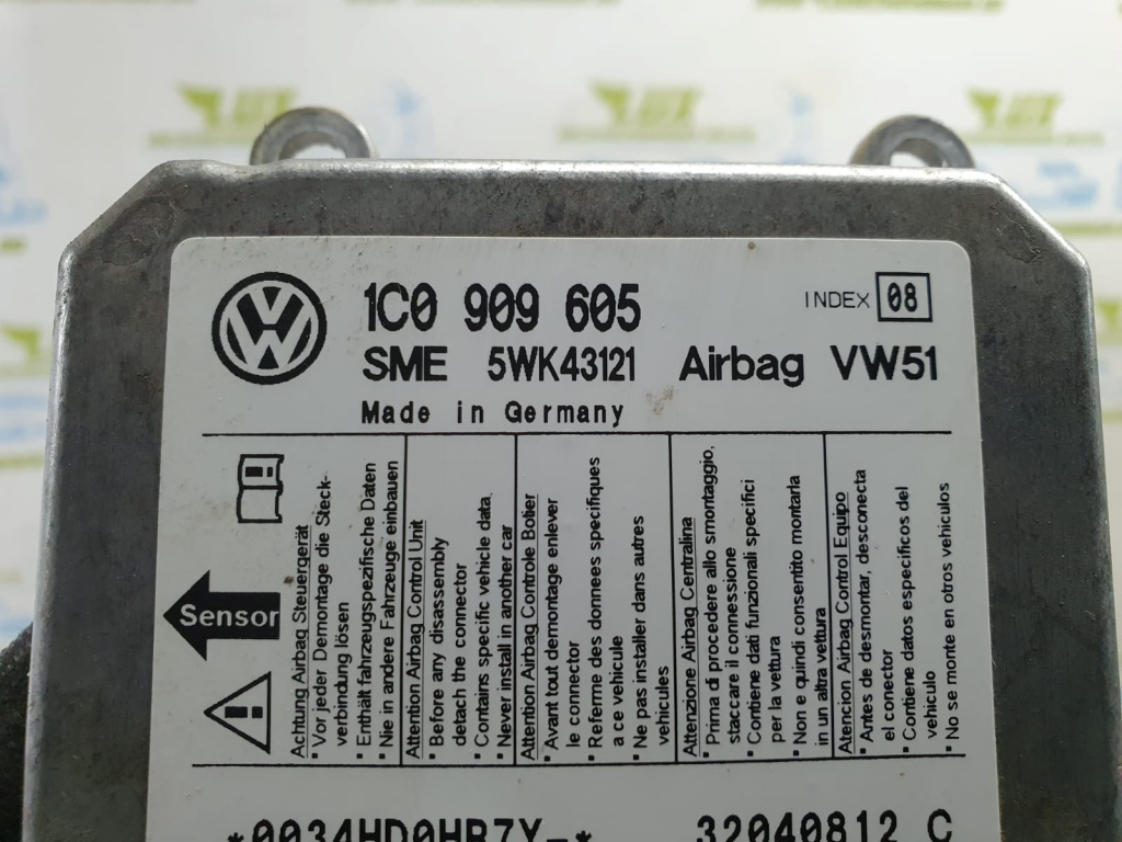 Calculator airbag 1c0909605 5wk43121 Sea