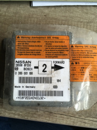 Calculator airbag 285568F200, 0285001186 Nissan Te