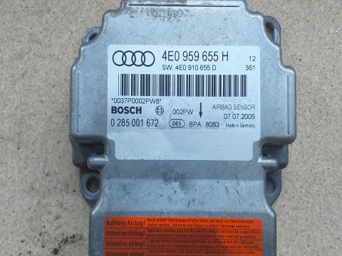 Calculator airbag 4E0959655H Audi A8 4E 4E0959655H Audi A8 D3/4E [2002 - 2005] Sedan 3.0 TDI tiptronic quattro (233 hp)