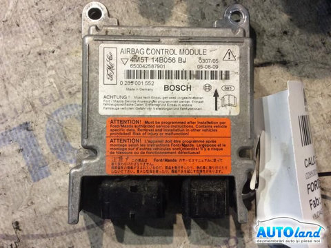 Calculator Airbag 4m5t14b056bj 0285001552 Ford FOCUS II DA 2004-2008