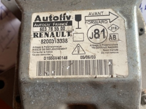 Calculator airbag 603785500 8200313338 Renault Espace 4