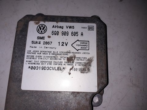 Calculator airbag 6q0909605A VW Golf 4 VW Bora 1.9 tdi ASV RELISTAT