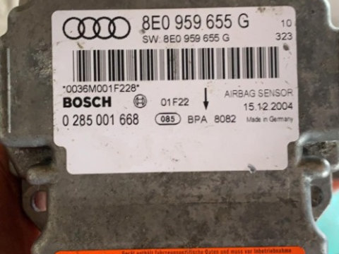 Calculator airbag 8E0959655G 0285001668 Audi A4 B7