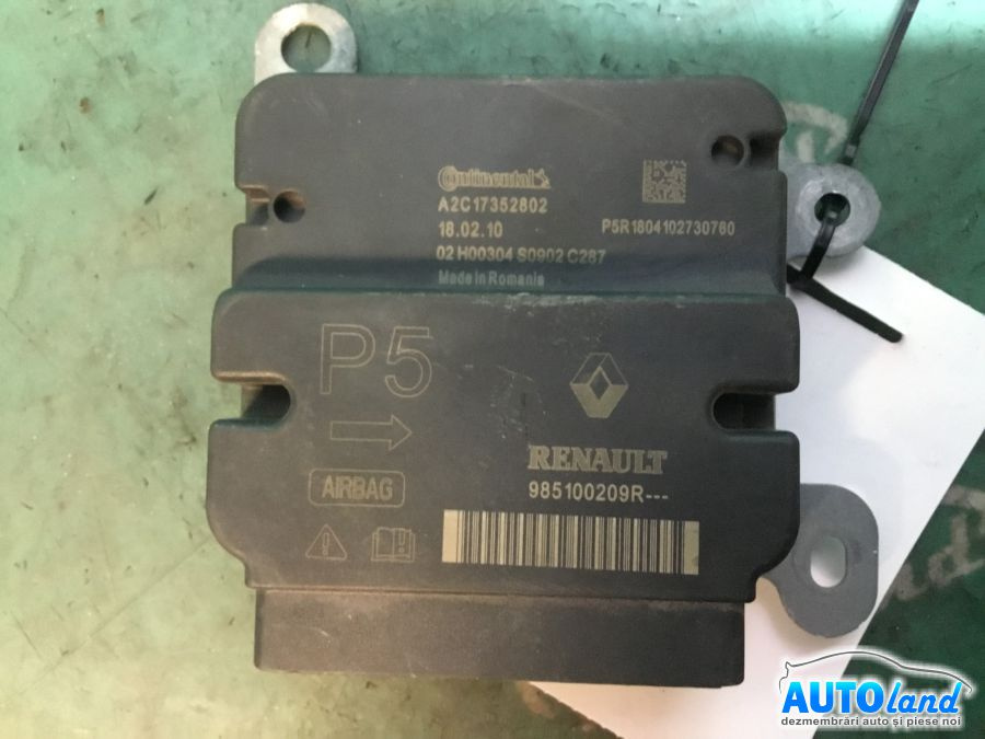 Calculator Airbag 985100209r 2019 Dacia DUSTER 201