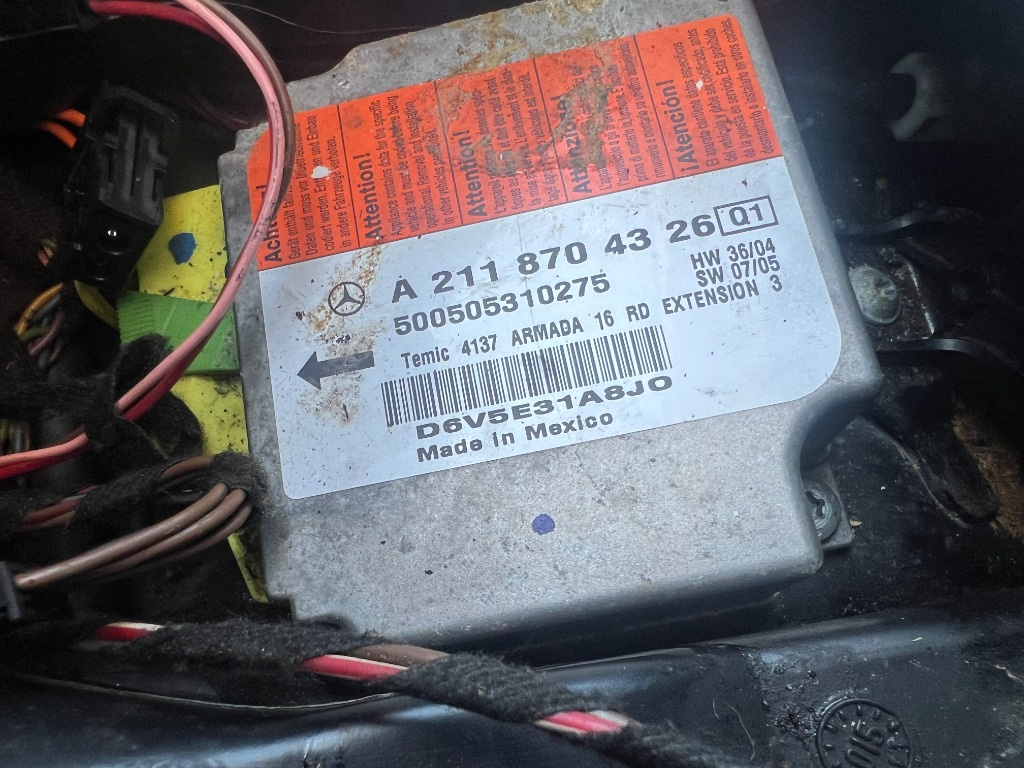 Calculator airbag A2118704326 Mercedes E280 CDI W211 din 2007