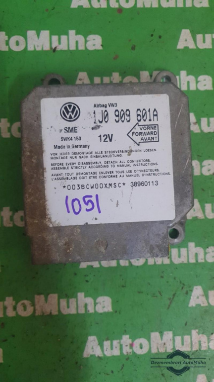 Calculator airbag Audi A3 (2003->) [8P1] 1j0909601a