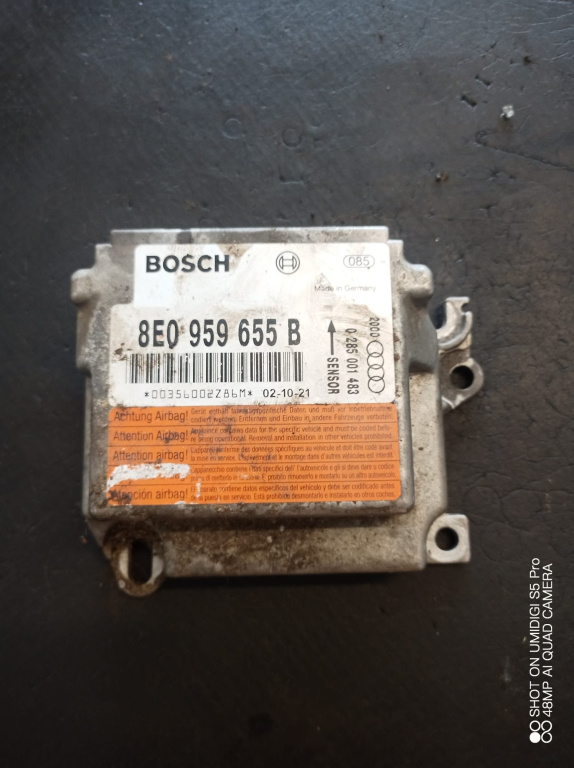 Calculator airbag Audi A4 B6 2000-2005 - COD 8E095