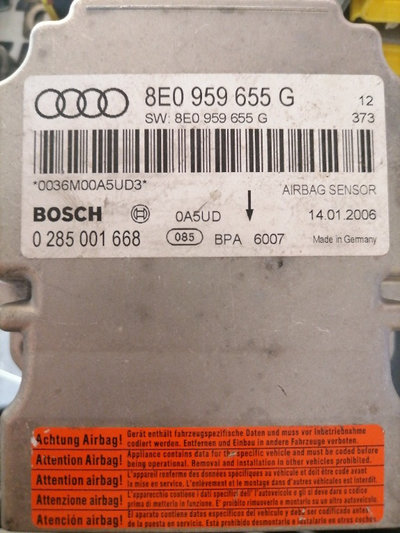 Calculator Airbag Audi A4 B6 8E0959655G 2003-2006