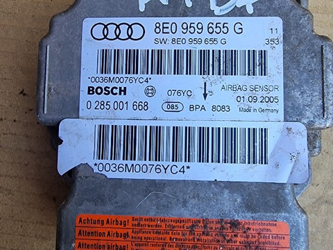 Calculator airbag Audi A4 B7 2004 - 2008 1.9 tdi cod 8E0959655G