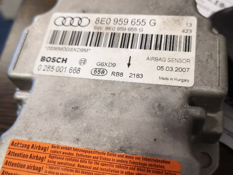 Calculator airbag Audi A4 B7 8E0 959 655 G / 8E0959655G
