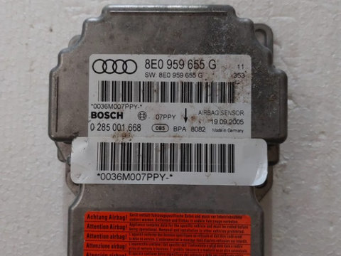 Calculator airbag Audi A4 B7 COD: 8E0959655G