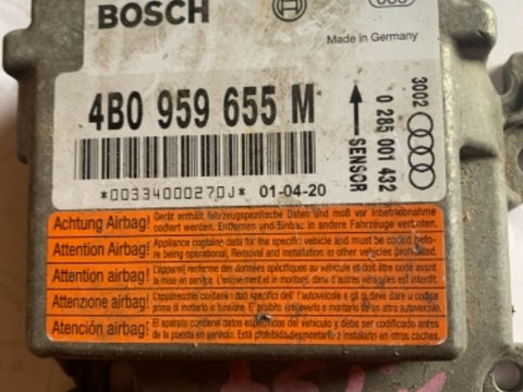 Calculator airbag Audi A6 4B C5 an 1997 - 2005 cod 4B0959655M,,