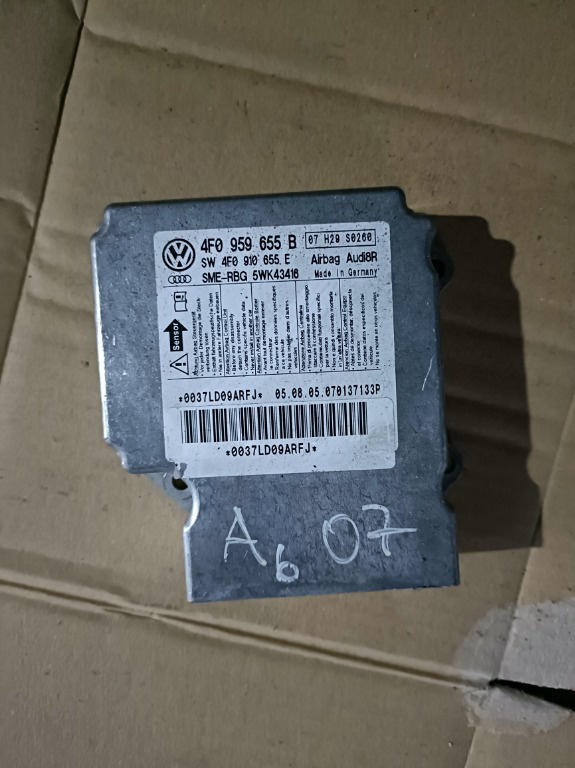 Calculator airbag Audi A6 C6, 2006, 4F0959655B