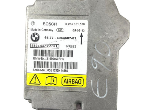 Calculator airbag BMW 3 V (E90) [ 2004 - 2012 ] BOSCH 0285001530 OEM 6577696460701