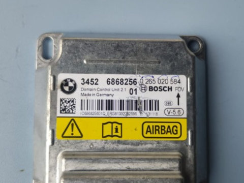 Calculator airbag BMW 320 d GT xDrive , cod motor N47-D20C , an 2014 cod 0265020584 / 6868256