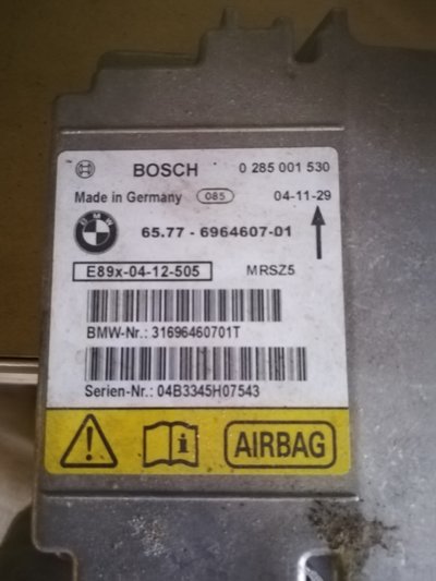 Calculator airbag BMW E90 2008 Berlina 2.0 diesel