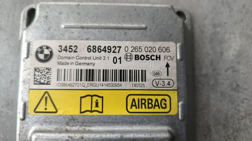 Calculator airbag BMW F10 cod 0265020606