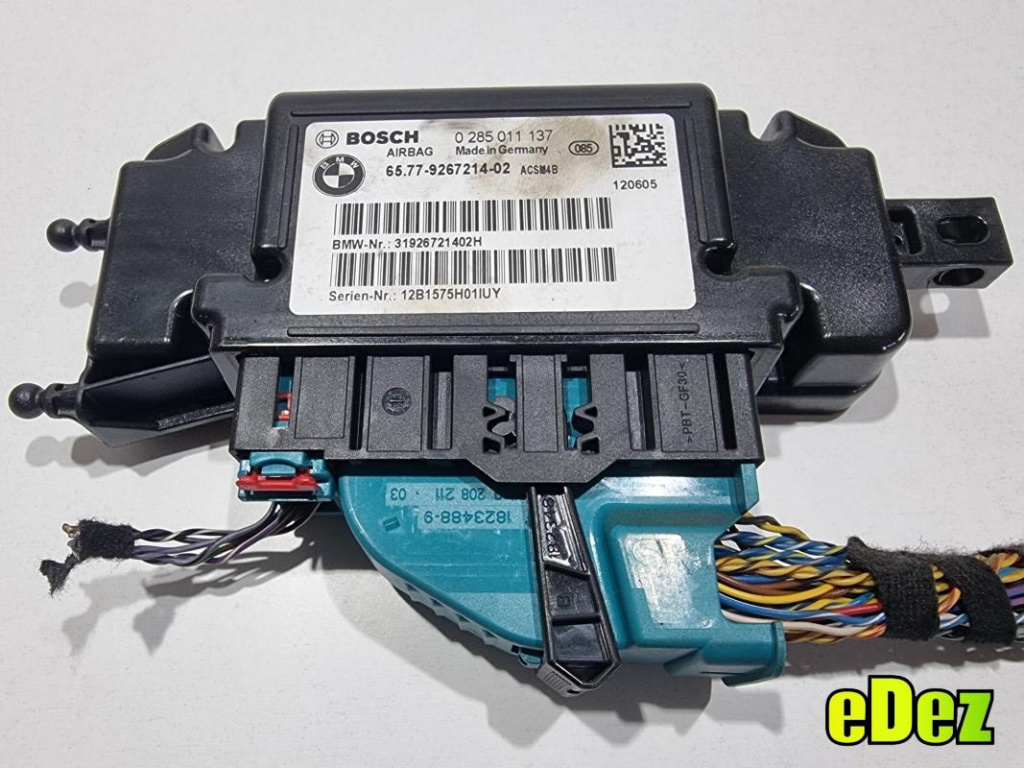 Calculator airbag BMW Seria 3 GT (2013-2019)[F34] 9267214