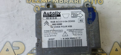 Calculator airbag Citroen Berlingo cod : 965319088