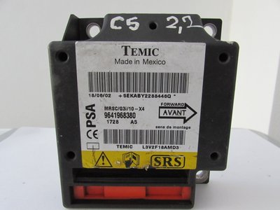 Calculator airbag Citroen C5-I cod: 9641968380 172