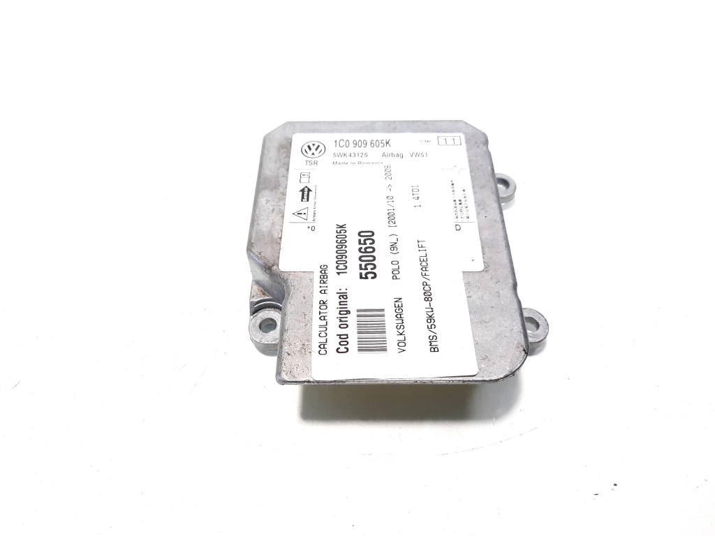 Calculator airbag, cod 1C0909605K, Seat Ibiza 5 (6J5) (idi:550650)