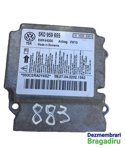 Calculator airbag Cod: 5K0959655 Volkswagen VW Gol